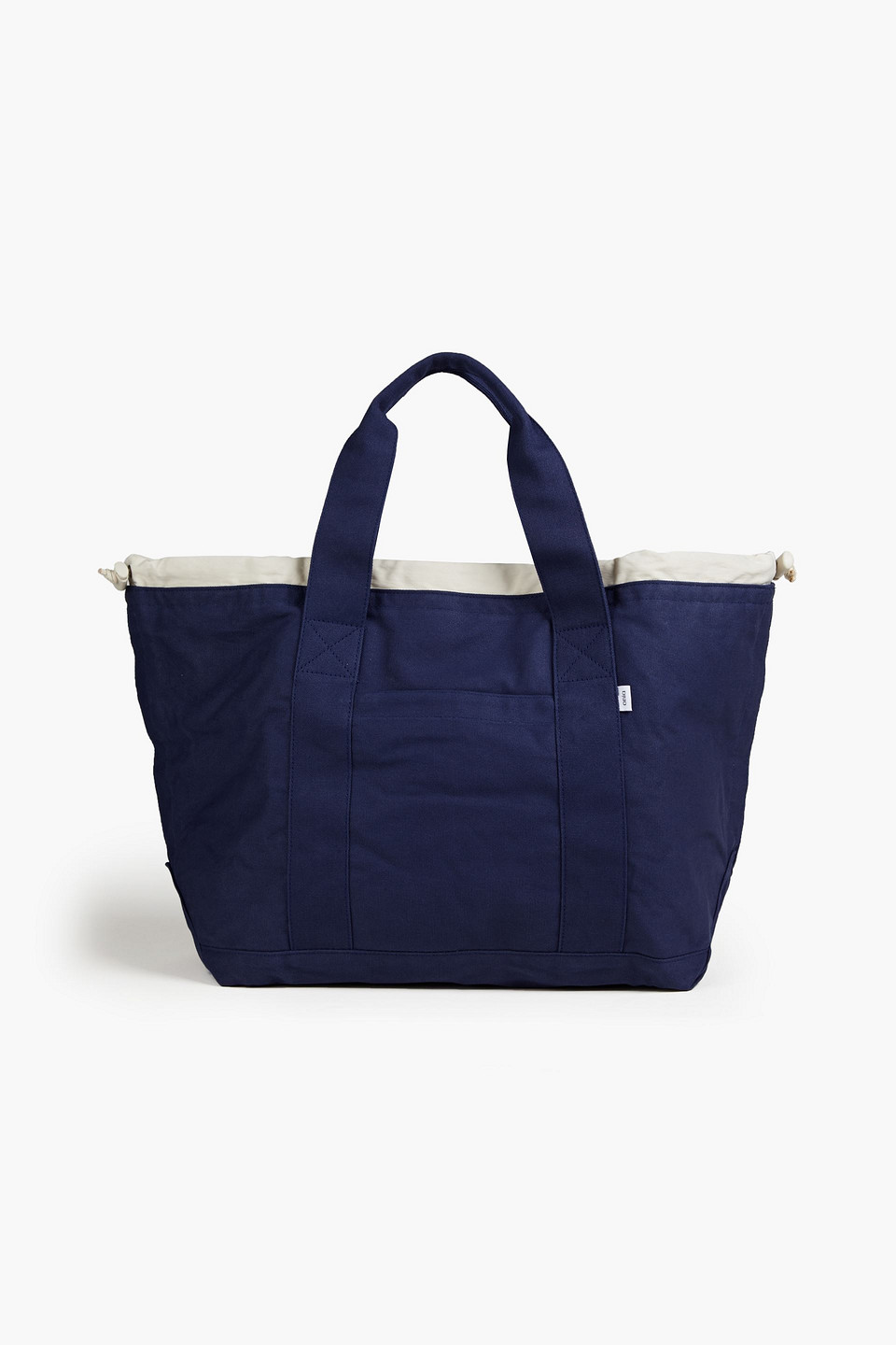 Onia Linen-canvas Tote In Navy