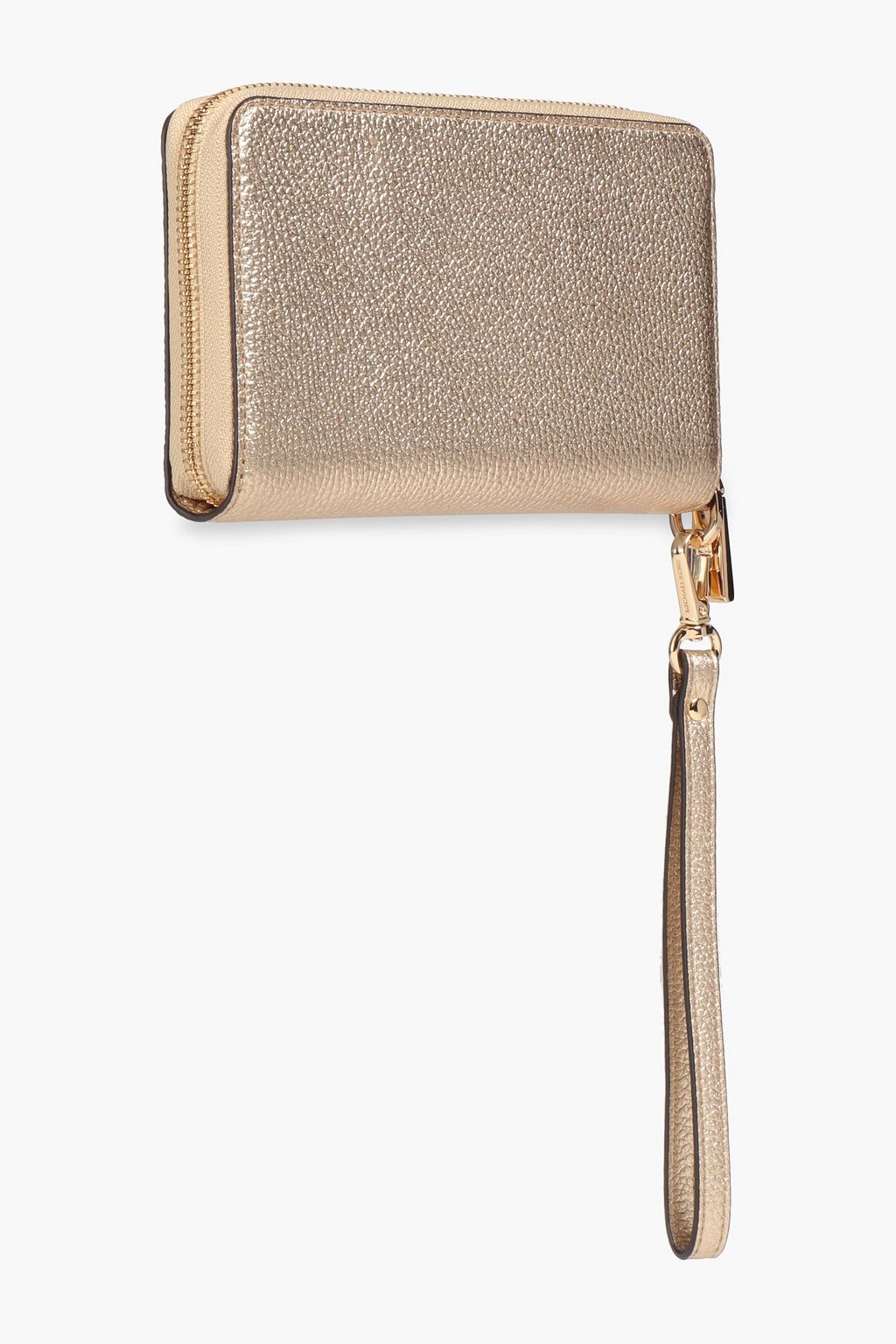 MICHAEL MICHAEL KORS ペブル加工レザー ウォレット メタリック