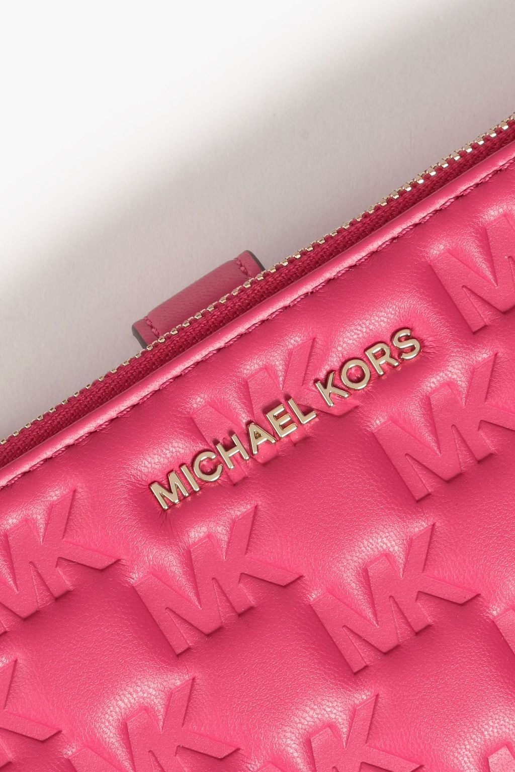 MICHAEL MICHAEL KORS Logoembossed faux leather wallet THE