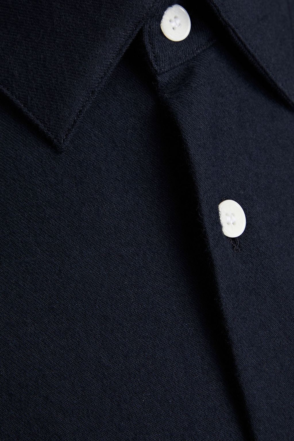 SANDRO Brushed cotton-twill shirt