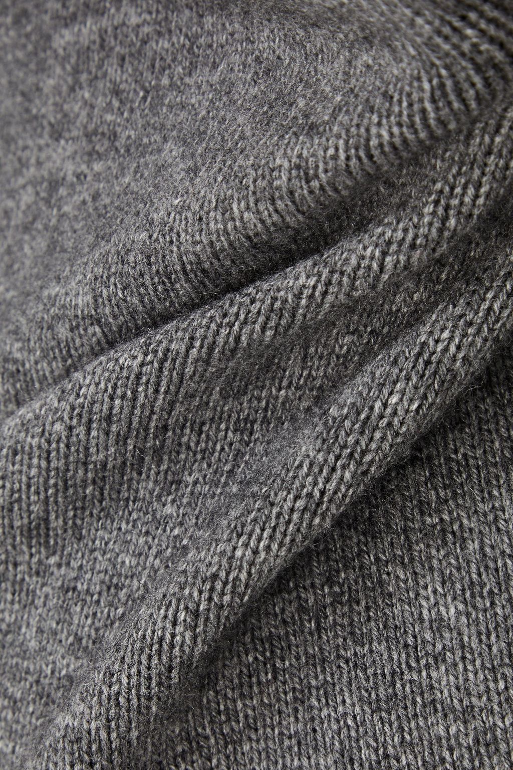 SANDRO Melierter Rollkragenpullover aus einer Woll-Yakwoll-Kaschmirmischung