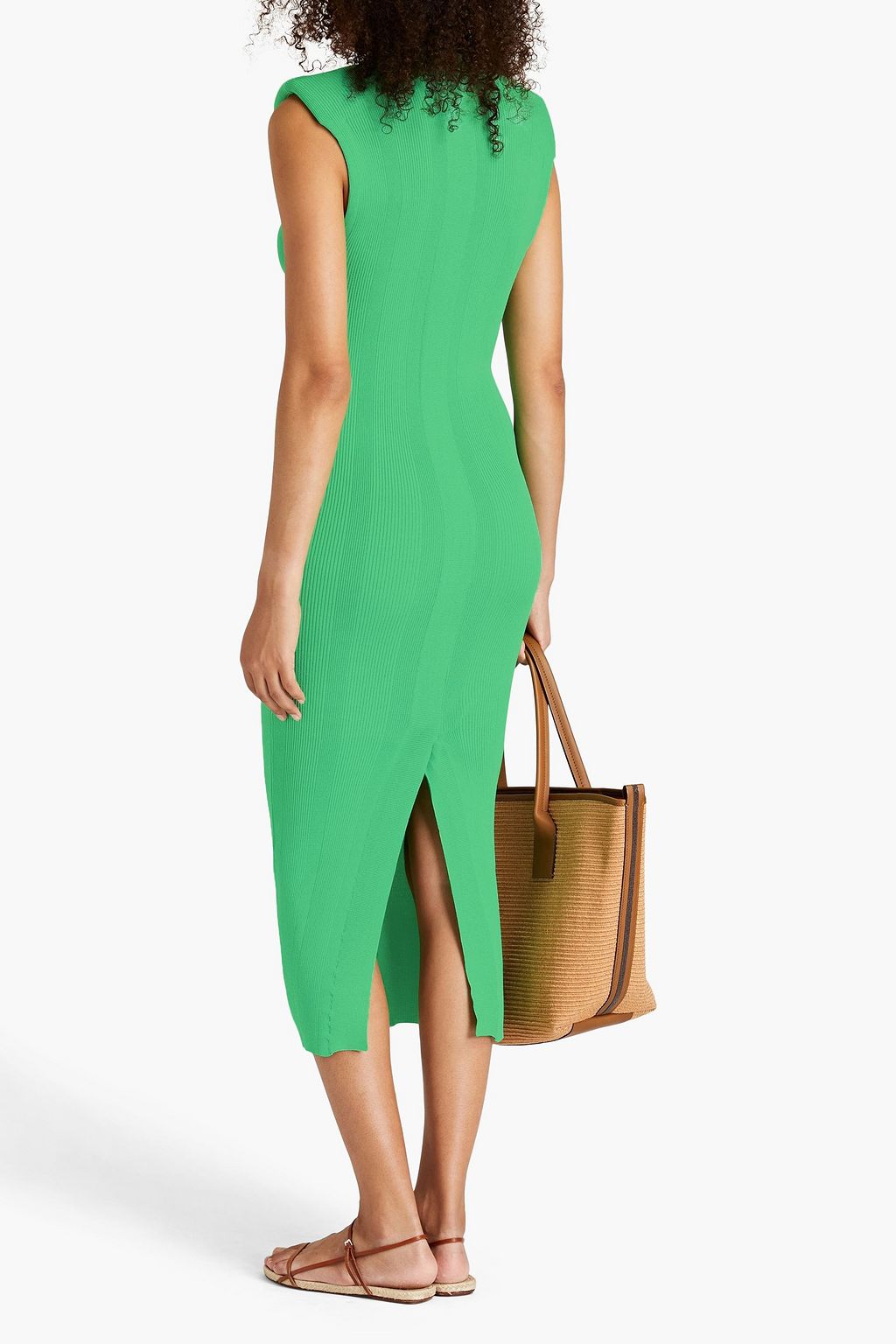 REMAIN BIRGER CHRISTENSEN Ribbed-knit midi dress