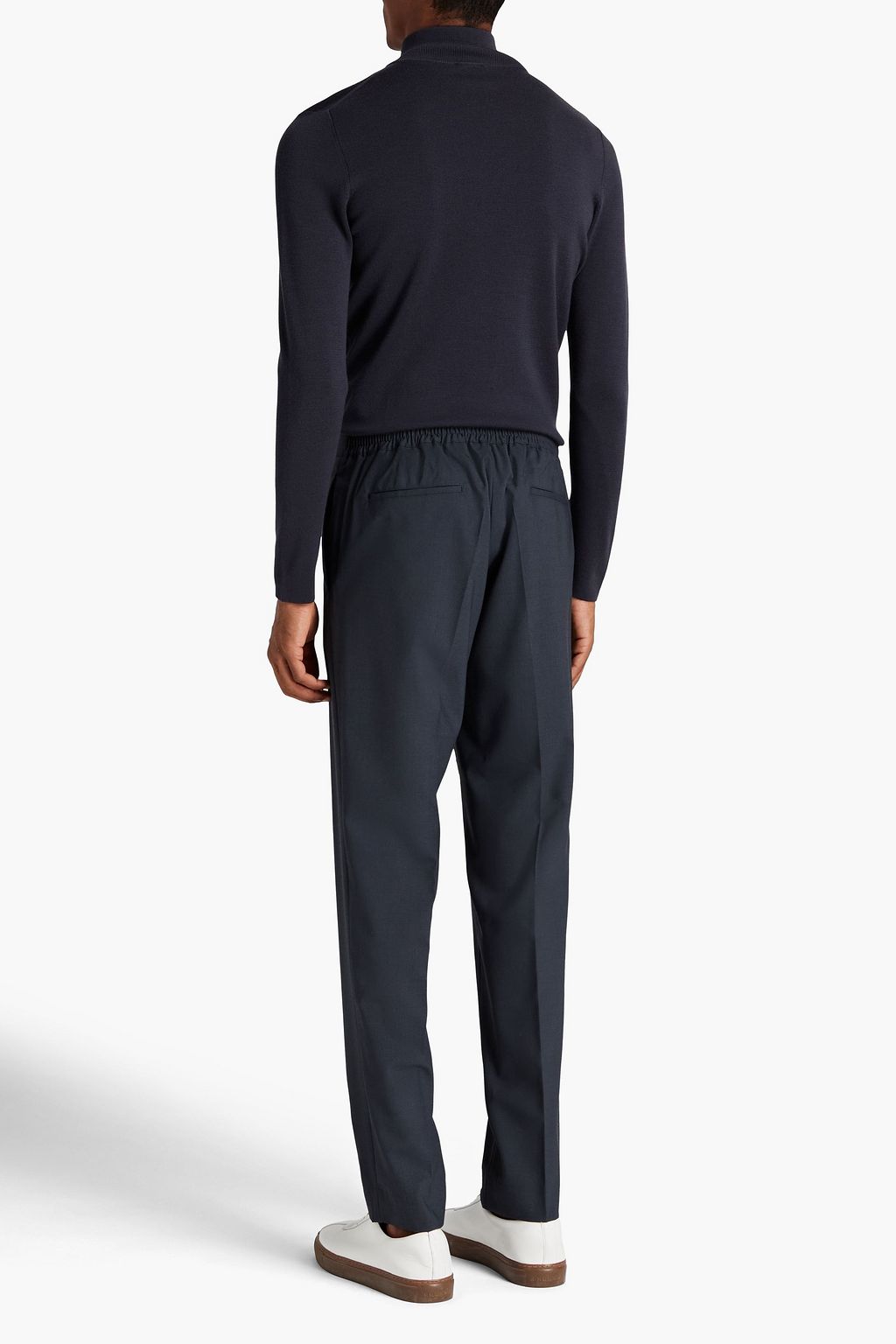 SANDRO Wool half-zip sweater