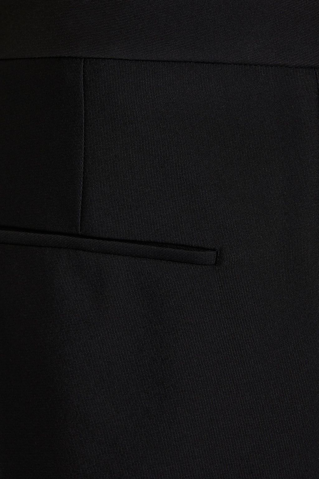 JIL SANDER Cropped satin-twill slim-leg pants