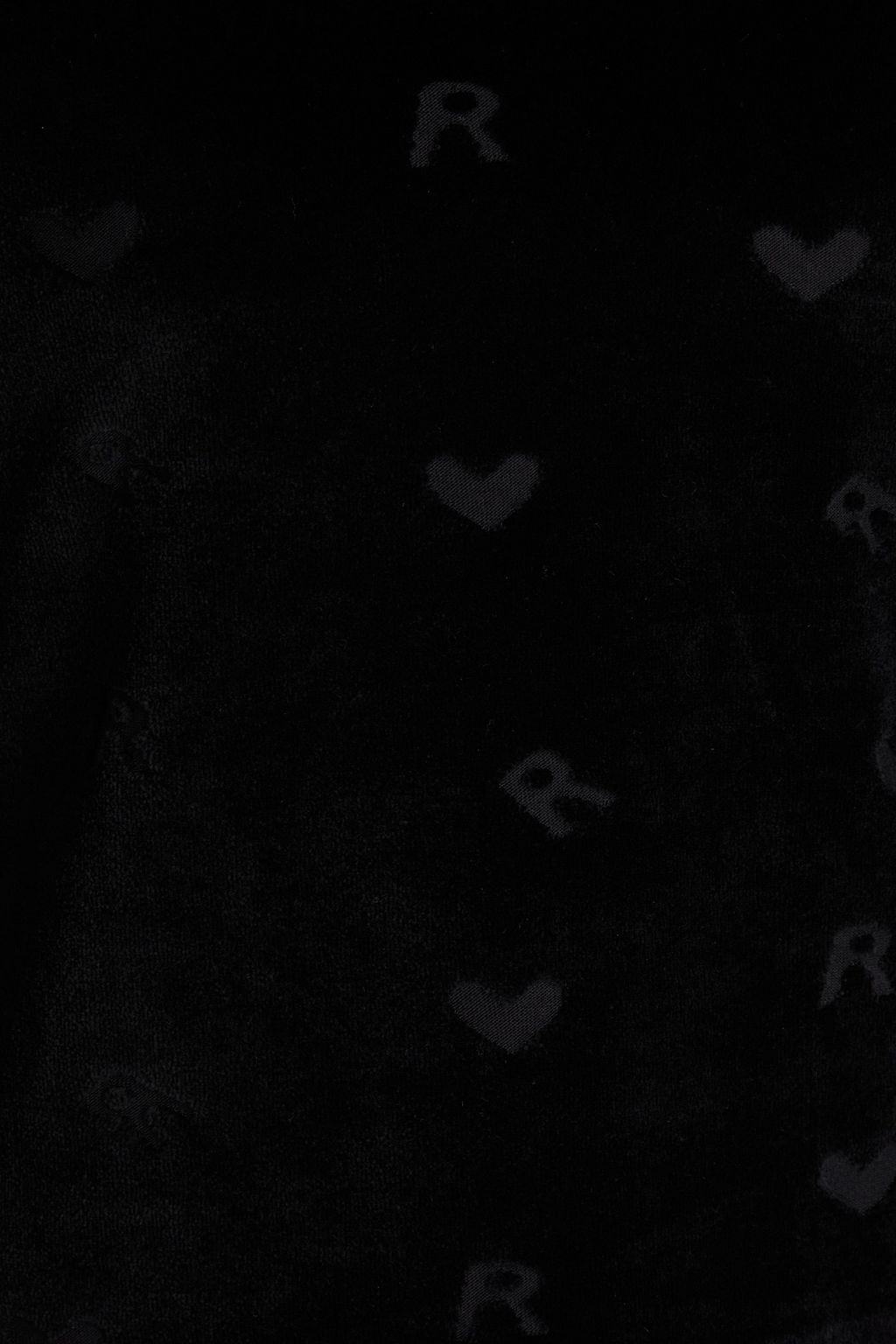 ROTATE BIRGER CHRISTENSEN Mona cotton-blend devoré-velvet top