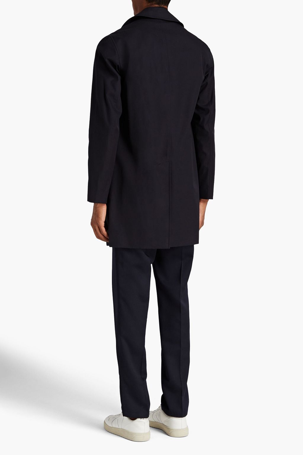 SANDRO Cotton-twill coat