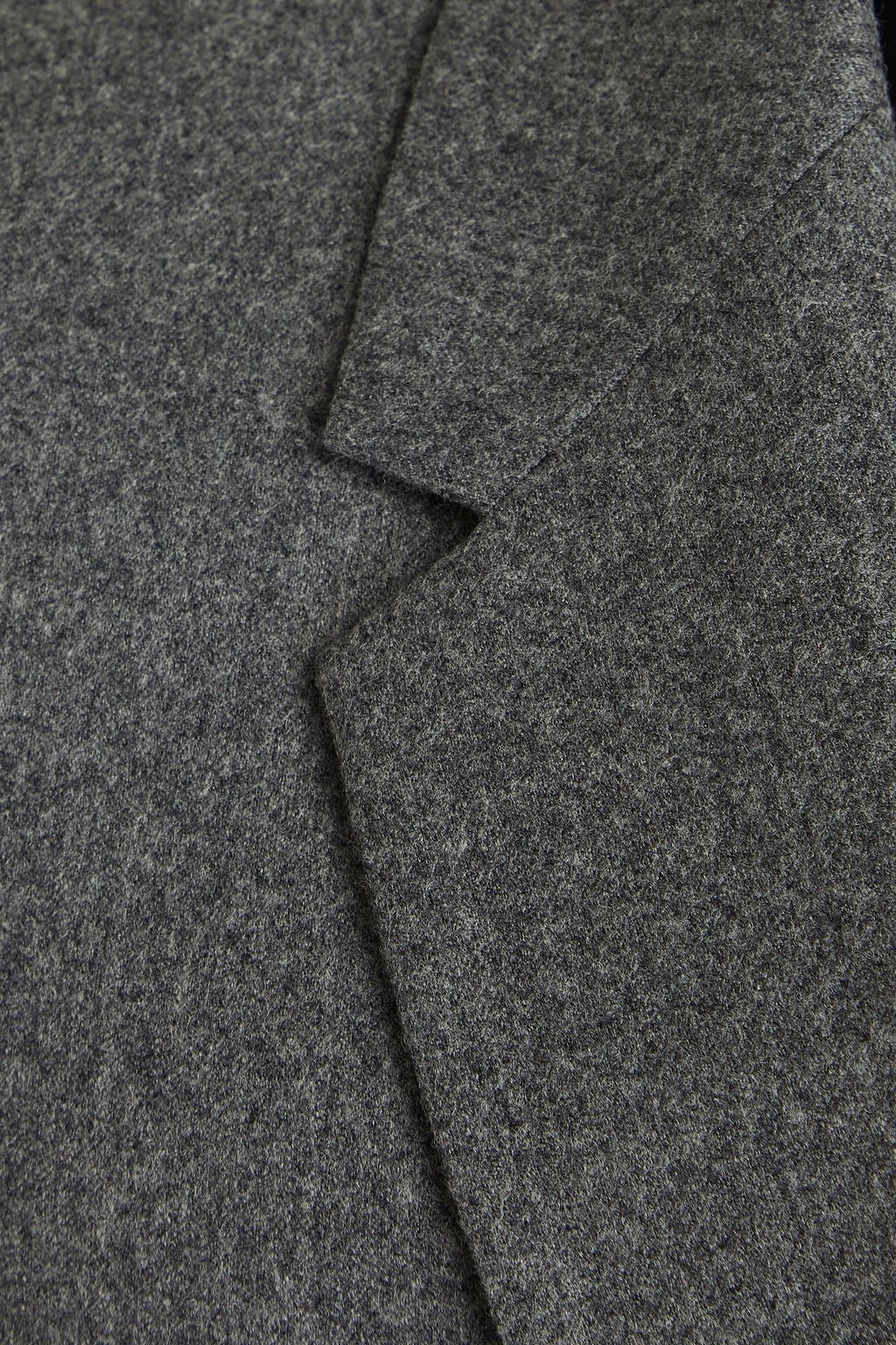 SANDRO Wool-flannel blazer