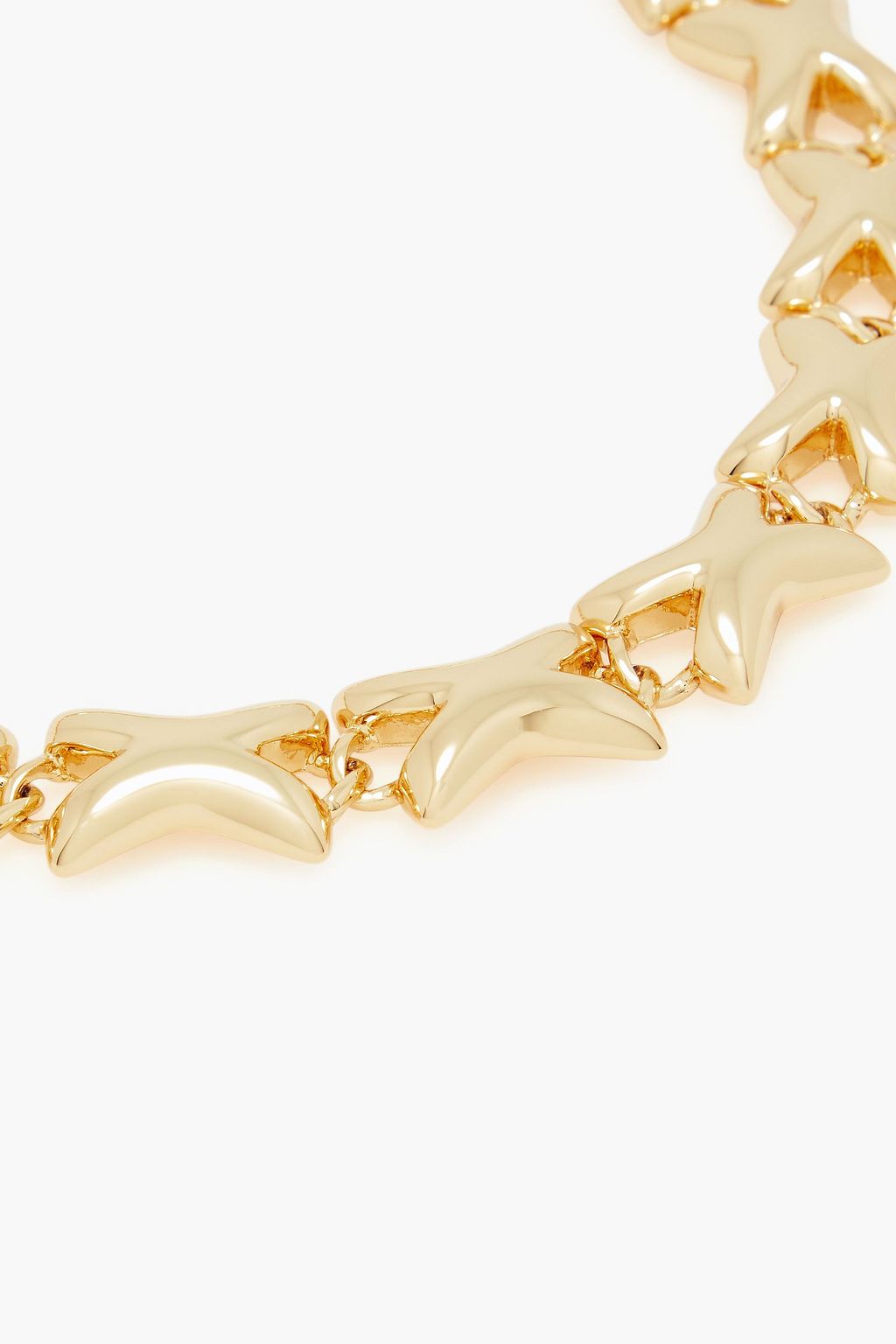 KENNETH JAY LANE Gold-plated choker