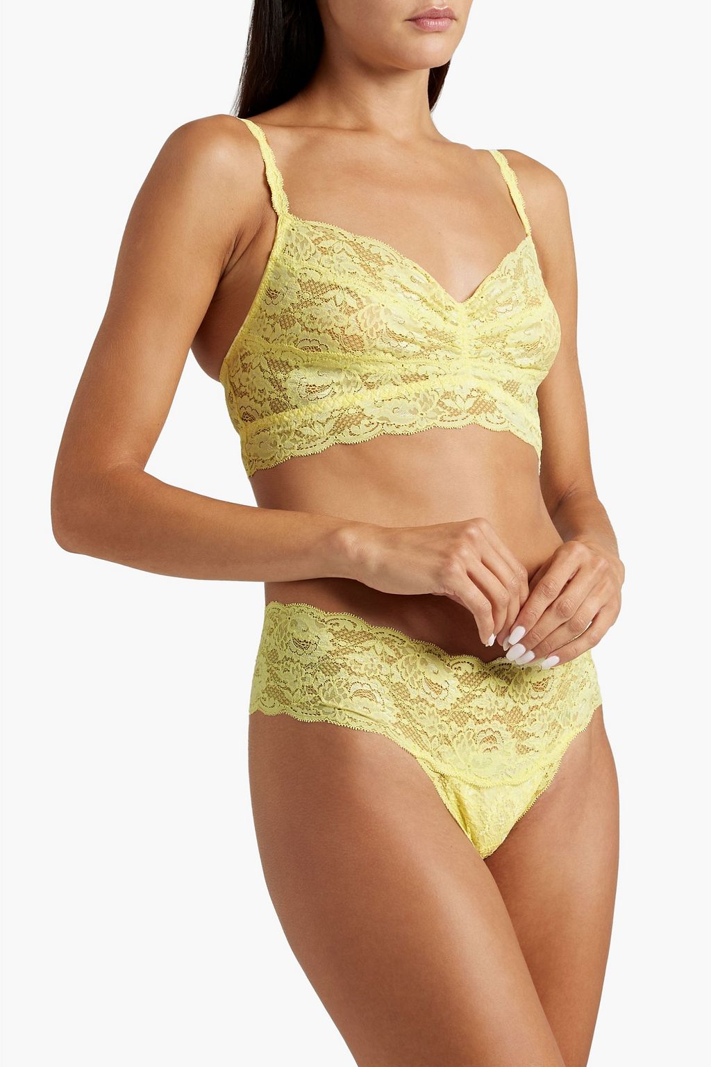 COSABELLA Never Say Never Bustier aus Stretch-Spitze