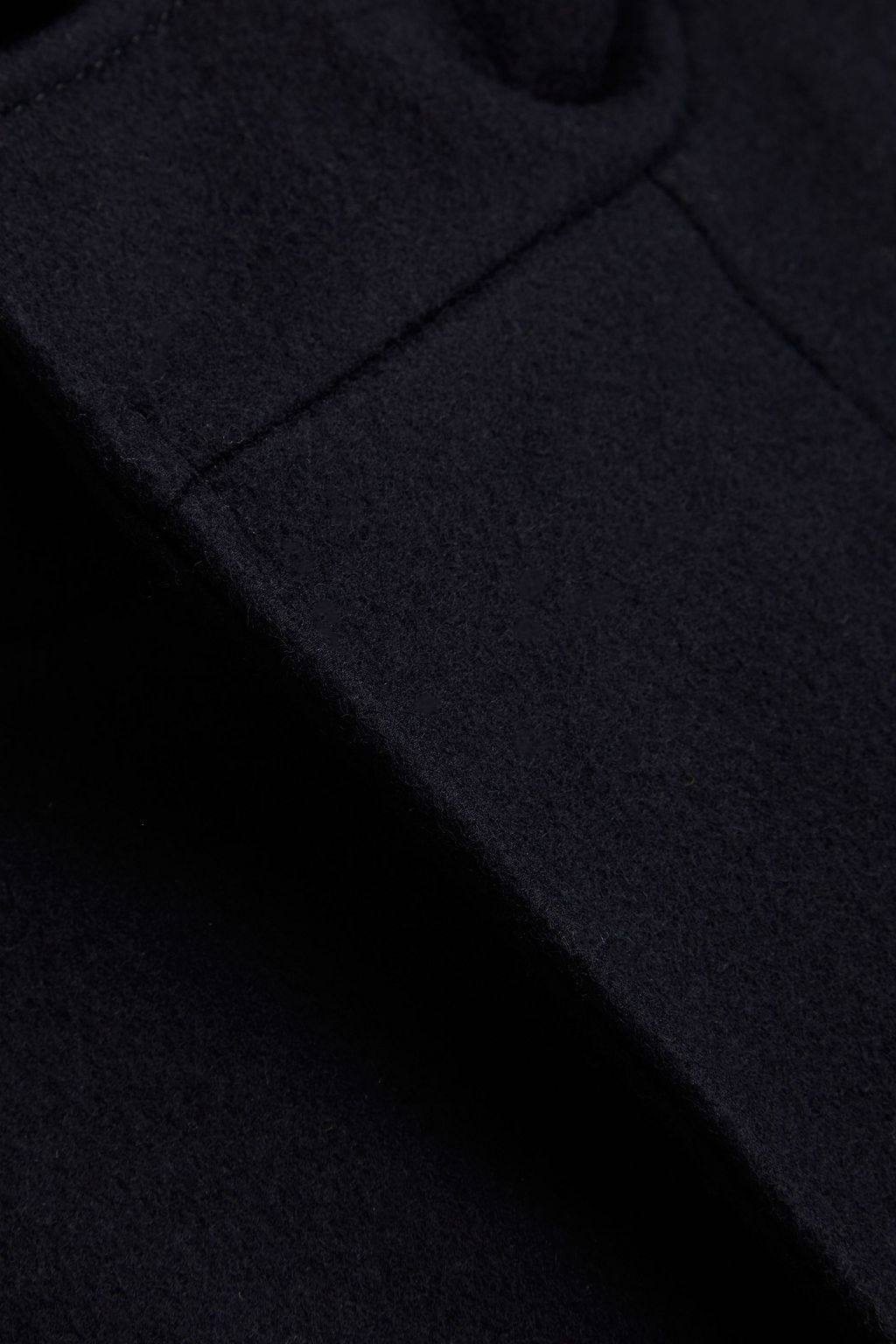 SANDRO Wool-blend felt hooded coat