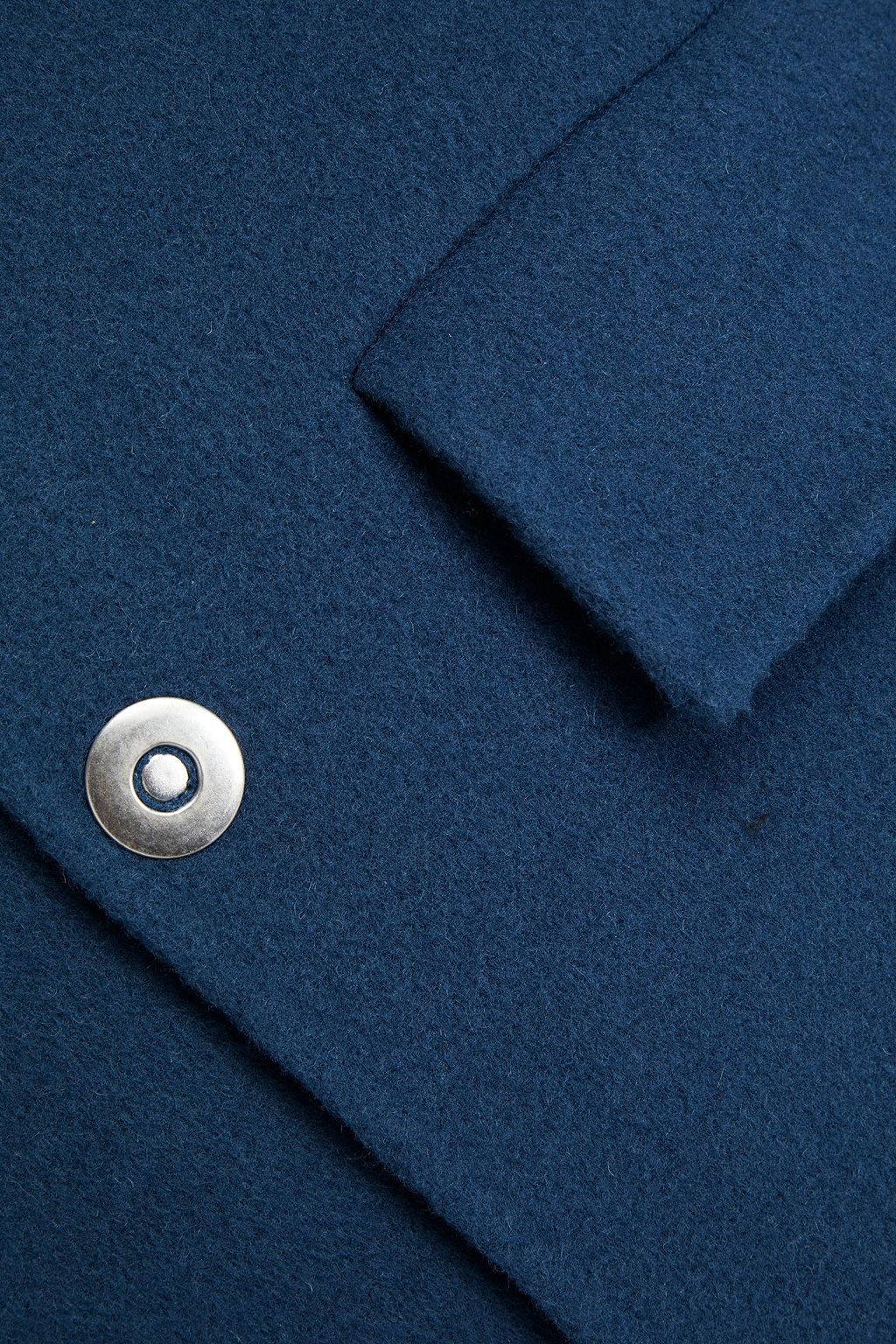 SANDRO Brushed wool-felt jacket