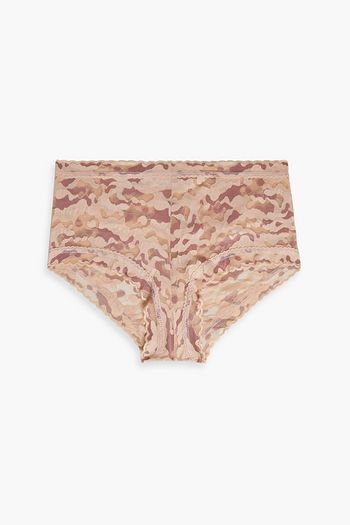 ZIMMERMANN Aries printed stretch-cotton jersey mid-rise briefs