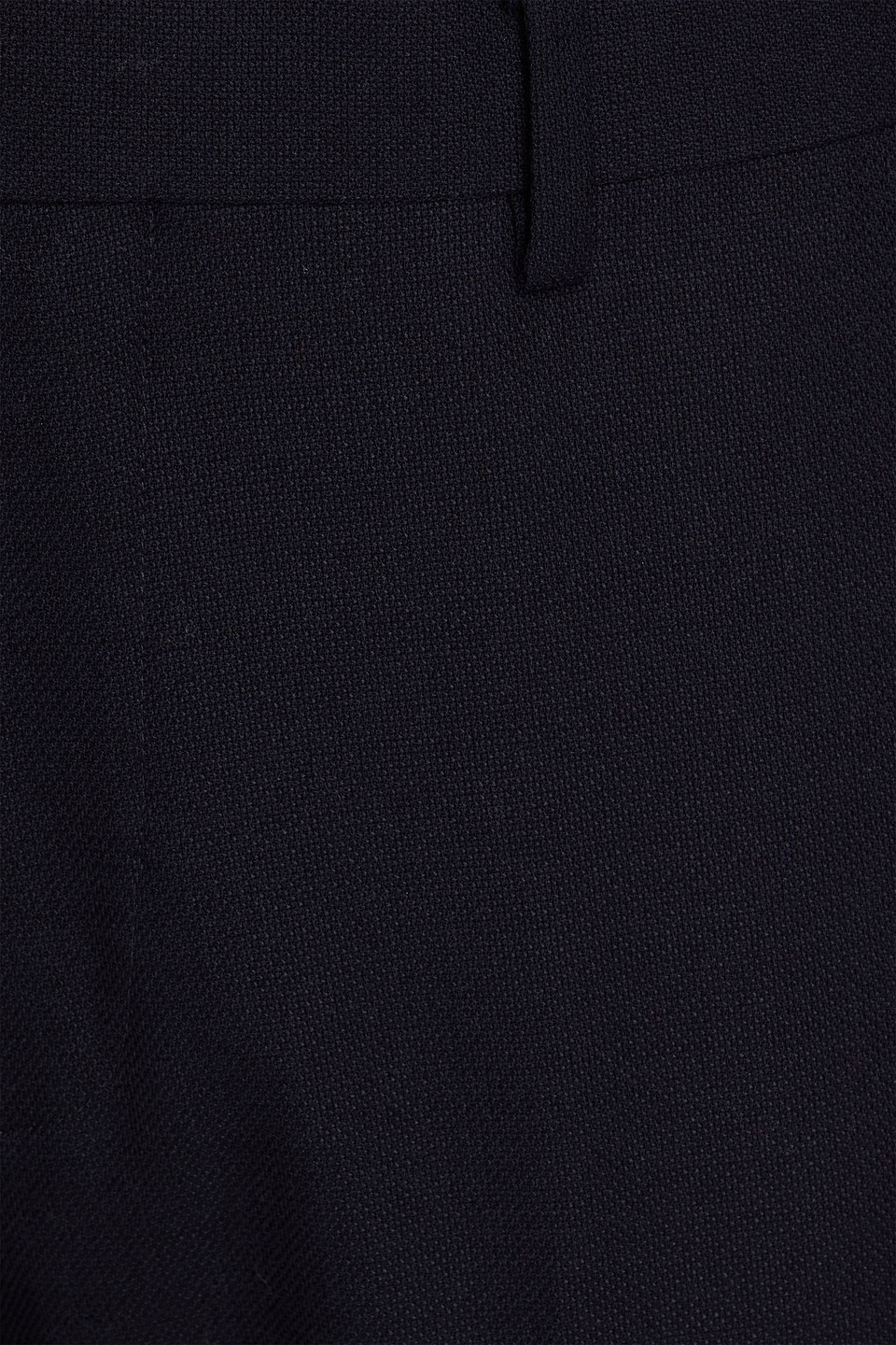 SANDRO TAPERED WOOL-BLEND PANTS