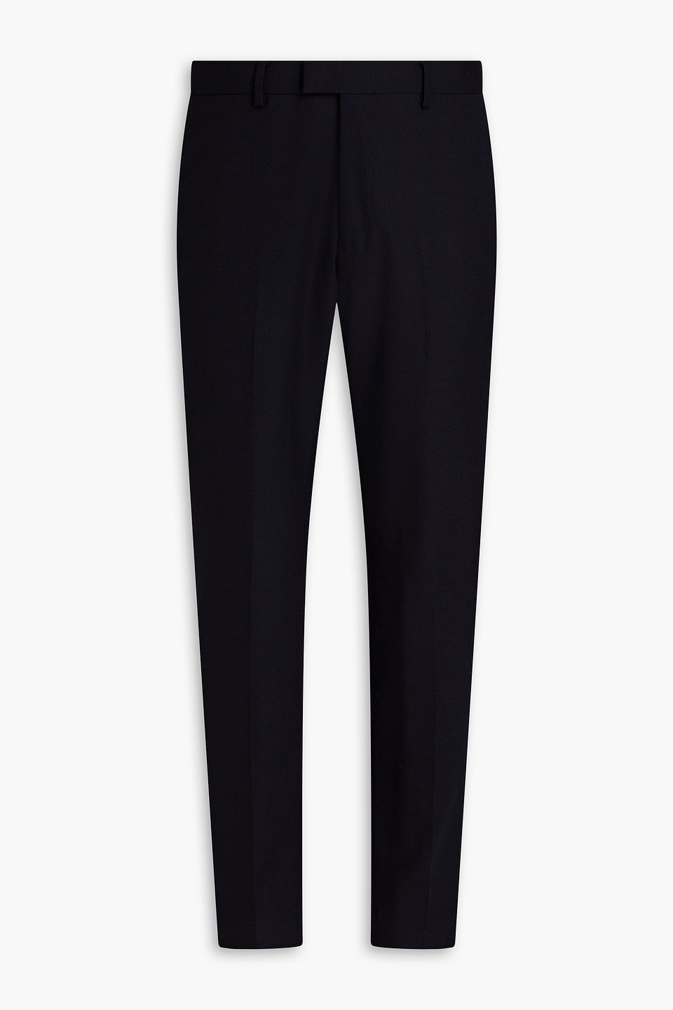 Sandro Slim-fit Wool-blend Trousers In Midnight Blue
