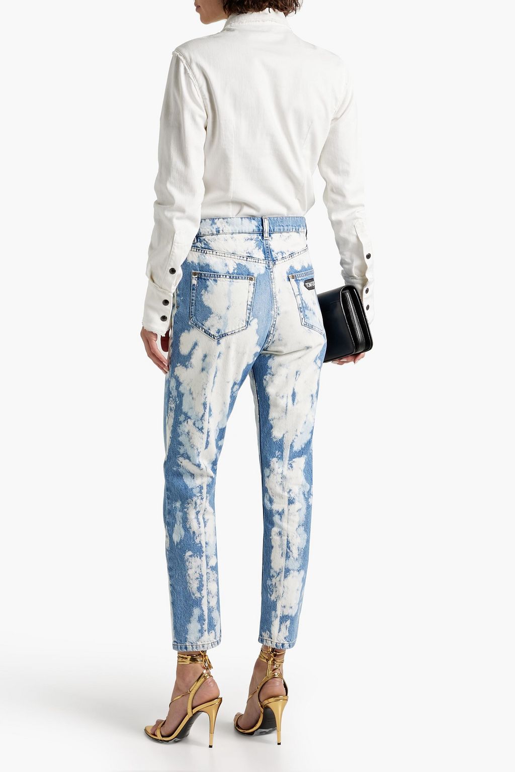 TOM FORD Frayed denim shirt