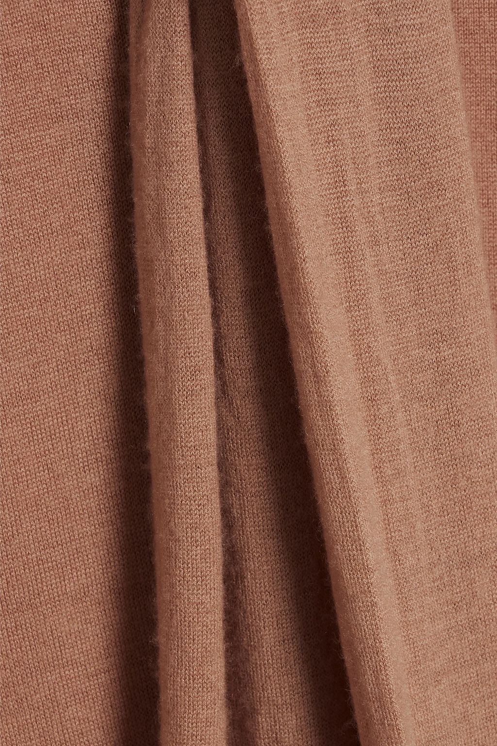 JOSEPH Tie-neck cutout cashmere top