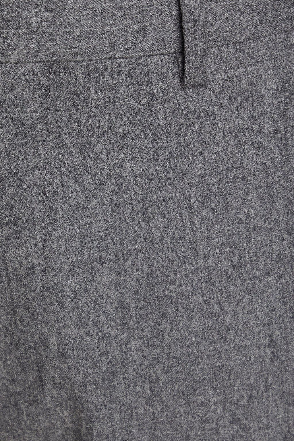 SANDRO Slim-fit mélange wool-blend pants