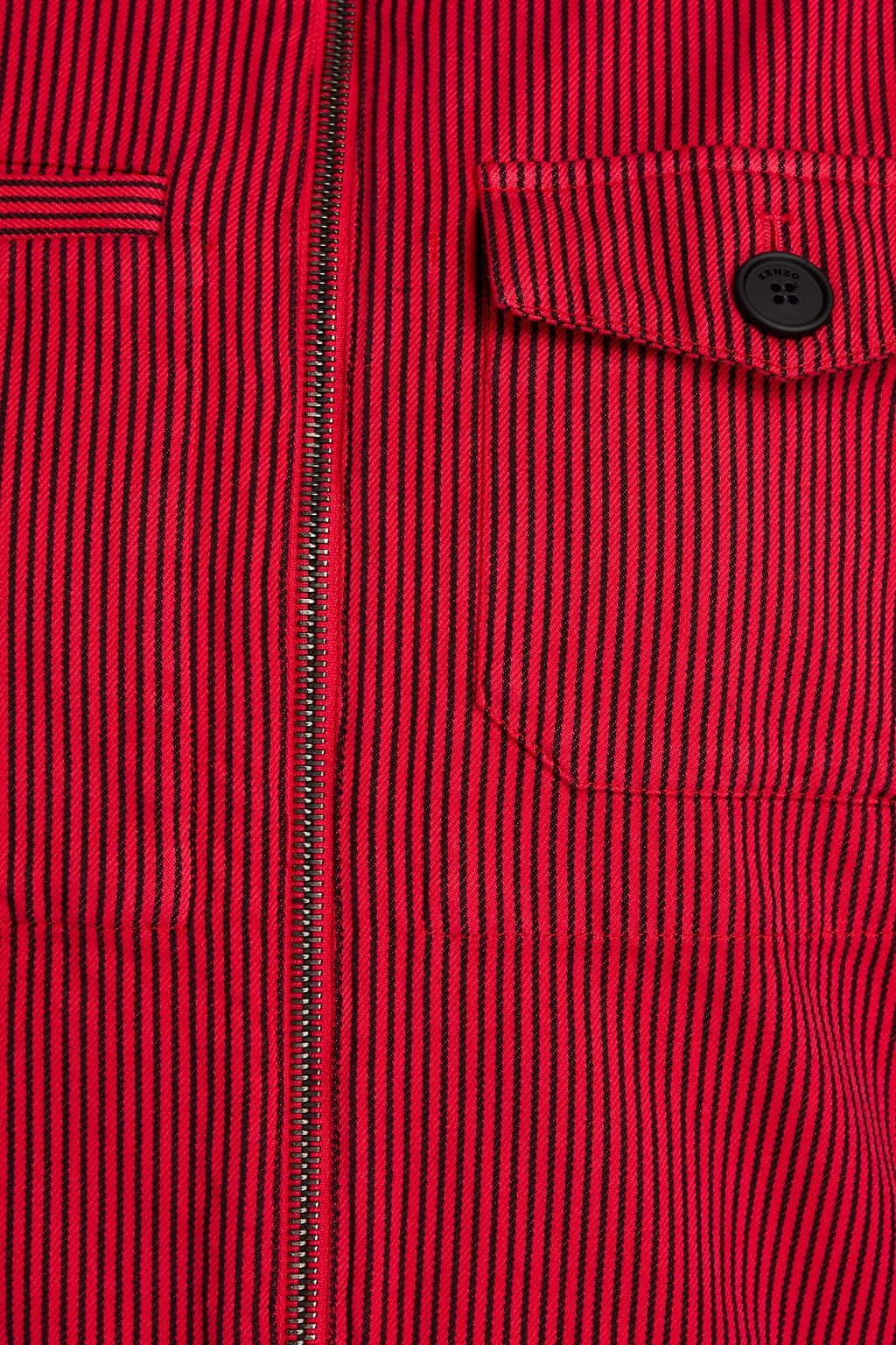 KENZO Striped cottontwill jacket THE