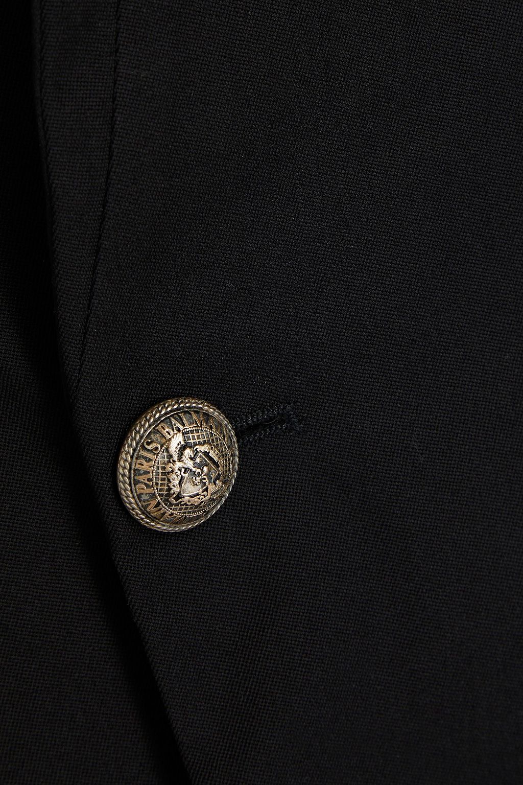 BALMAIN Satin-trimmed wool tuxedo jacket