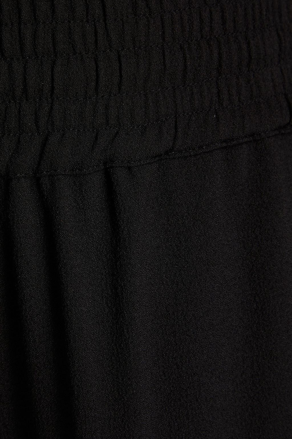 GANNI Crepe wide-leg pants