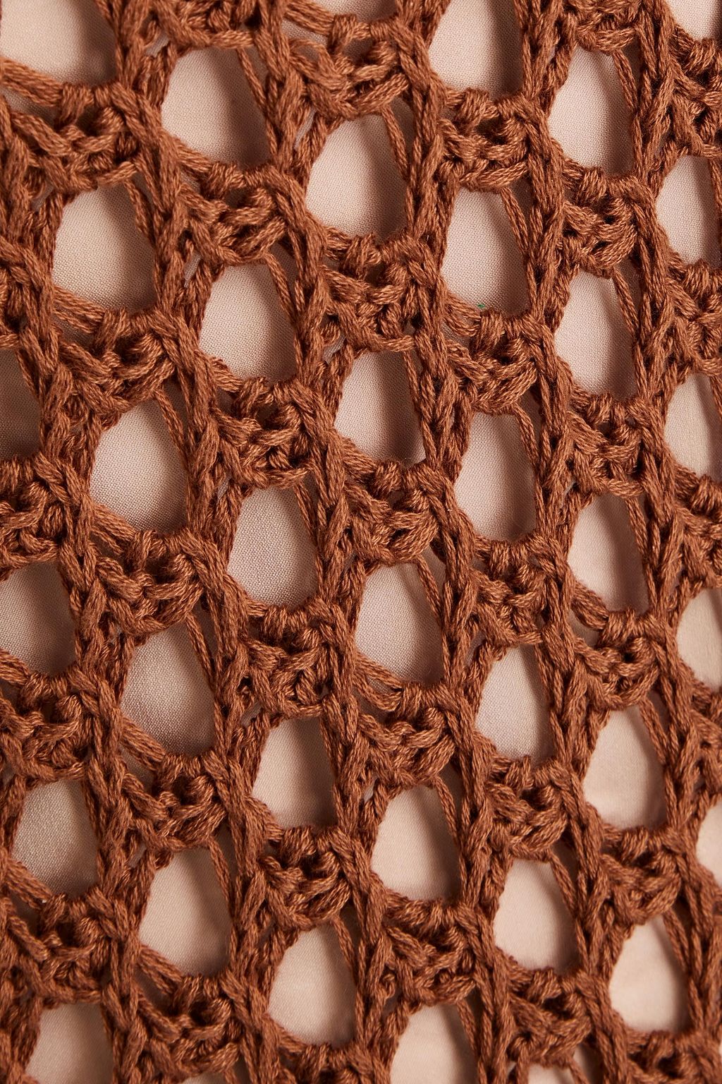 VALENTINO GARAVANI Crocheted cotton dress