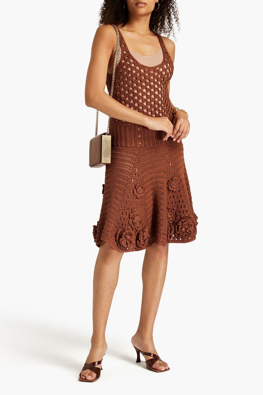 VALENTINO GARAVANI Crocheted cotton dress
