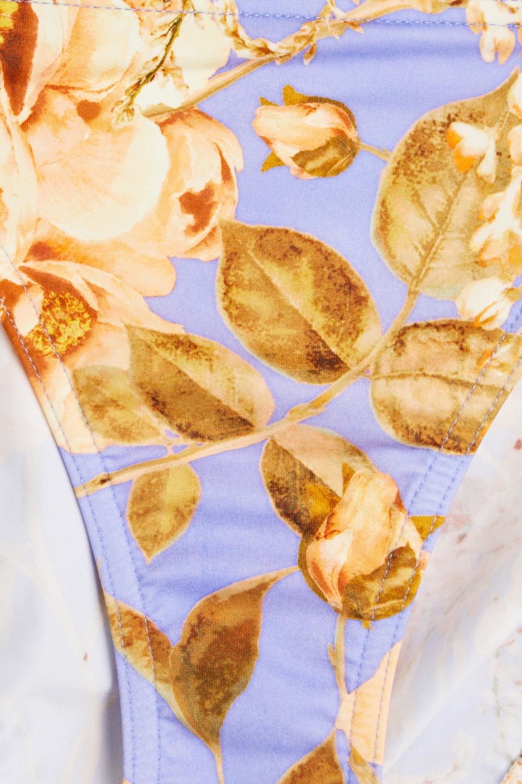 ZIMMERMANN Floral-print triangle bikini