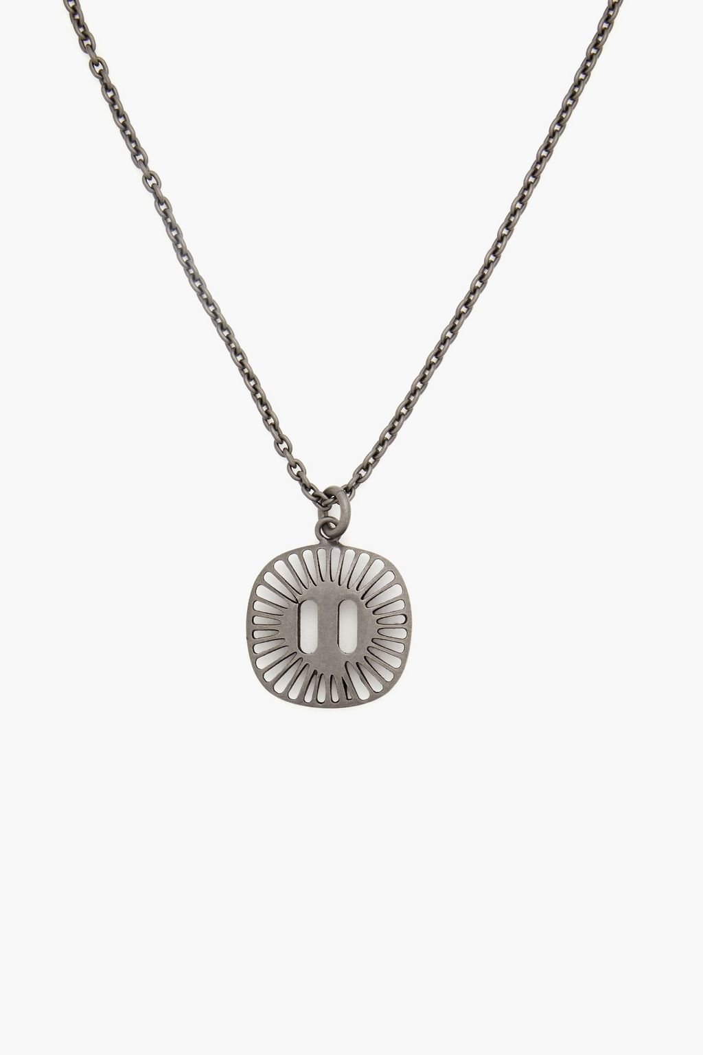 VALENTINO GARAVANI Gunmetal-tone necklace