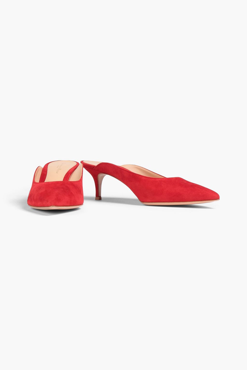 GIANVITO ROSSI Reeve suede mules