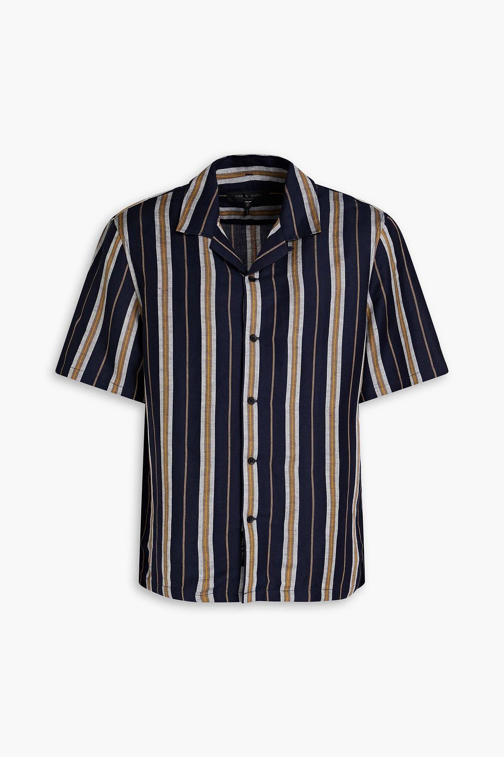 RAG & BONE Avery striped linen-blend shirt | THE OUTNET