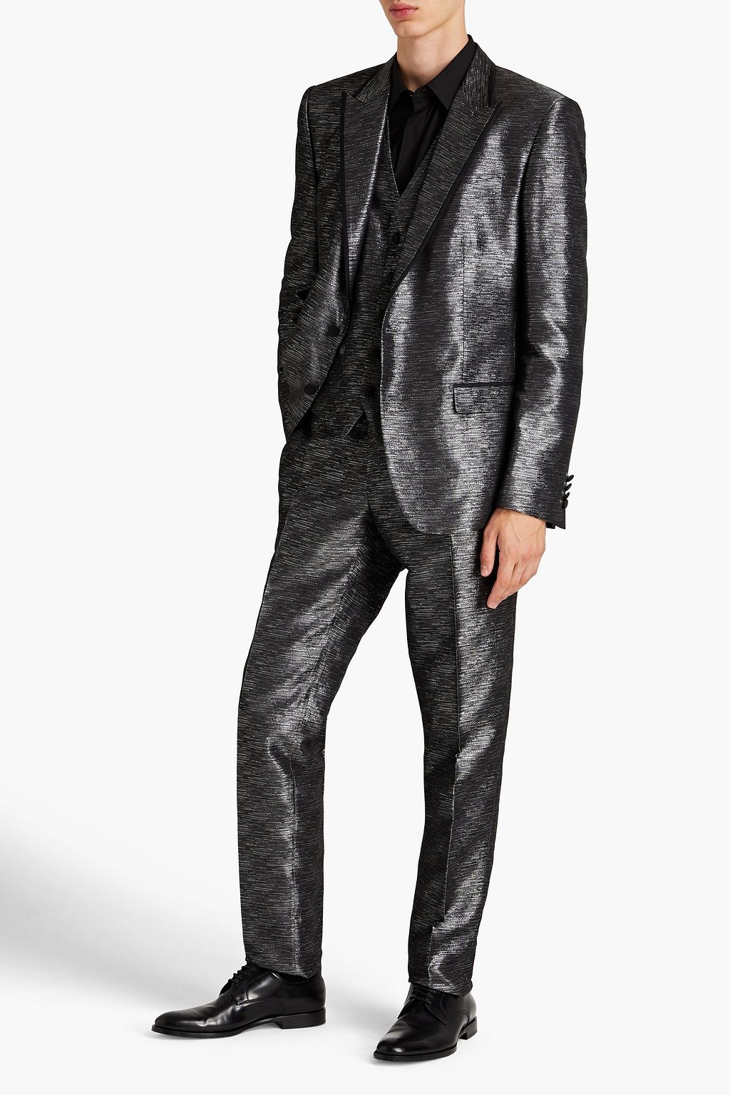 DOLCE & GABBANA Lamé suit