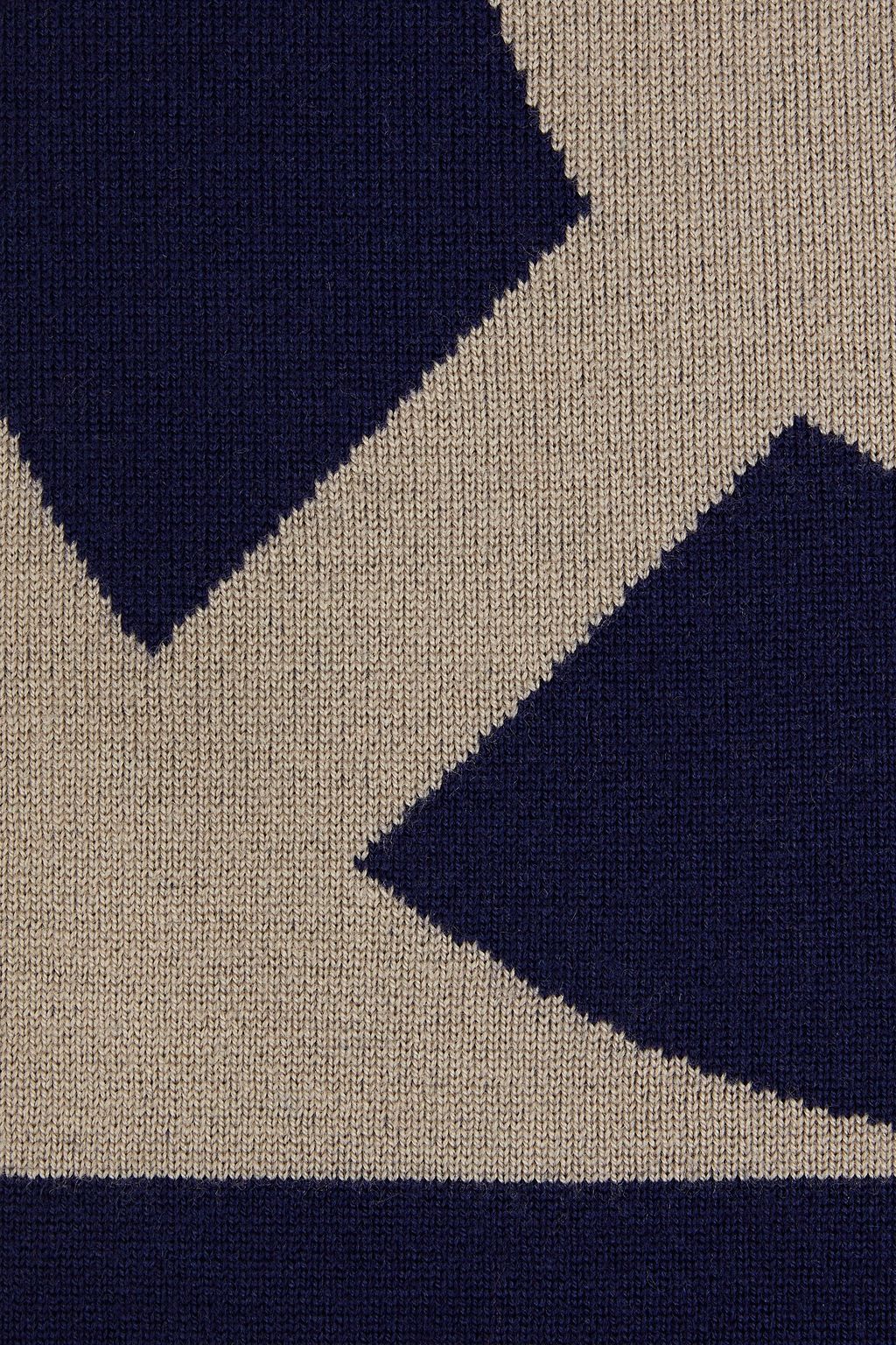KENZO Jacquard-knit wool-blend scarf