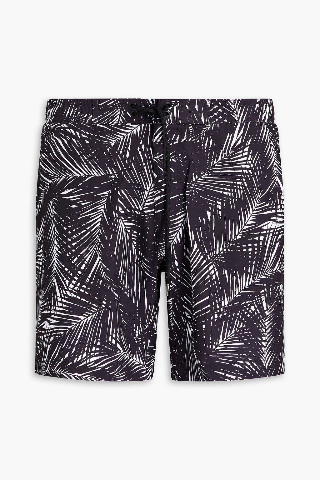 Mid length printed swim shorts