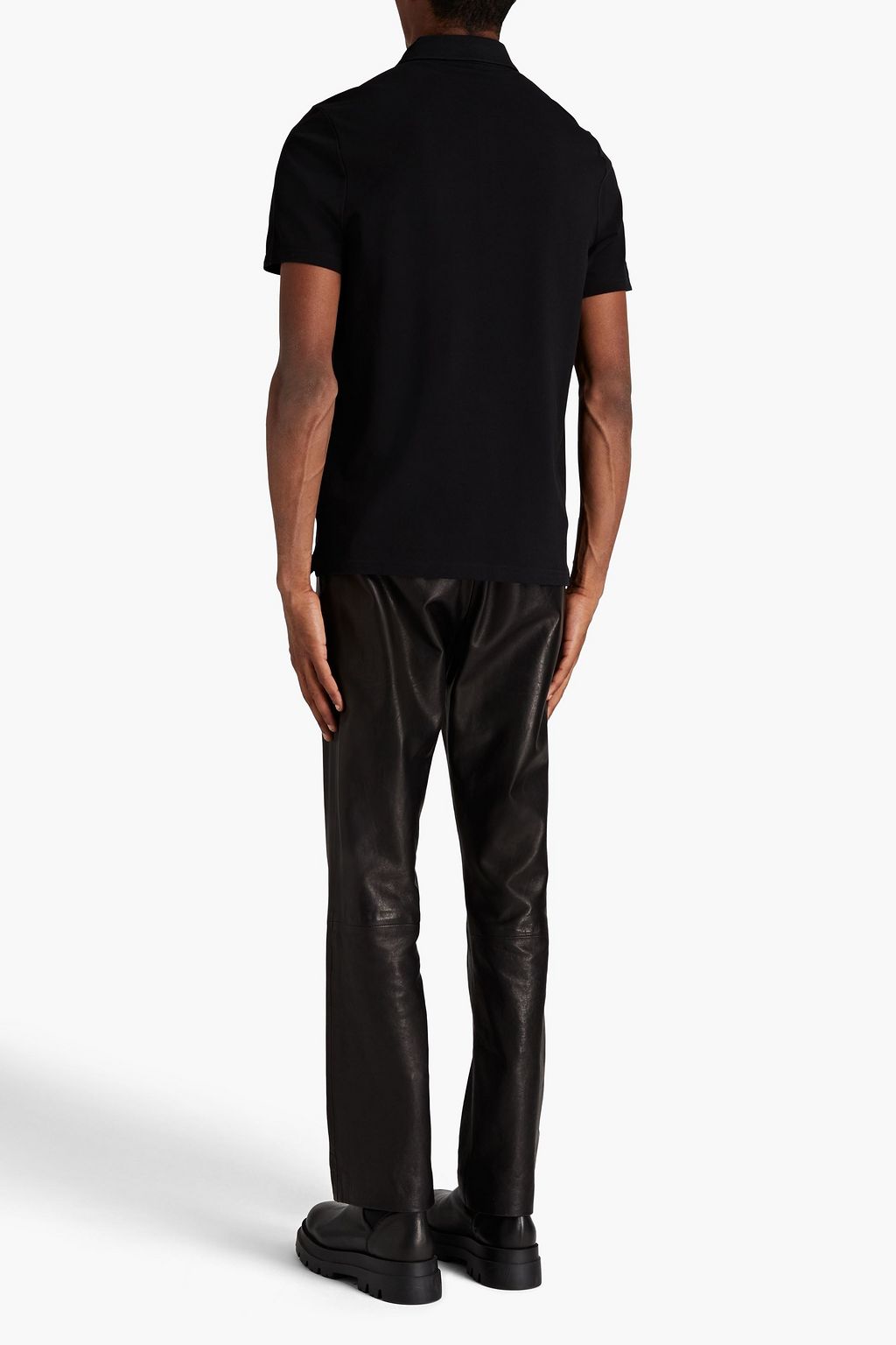 MICHAEL KORS Logo-embroidered cotton-piqué polo shirt