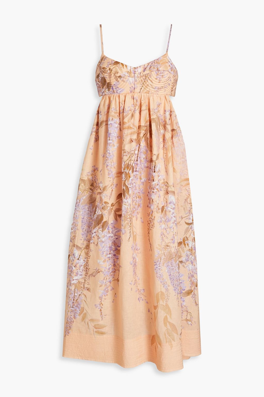 Zimmermann peach hotsell dress