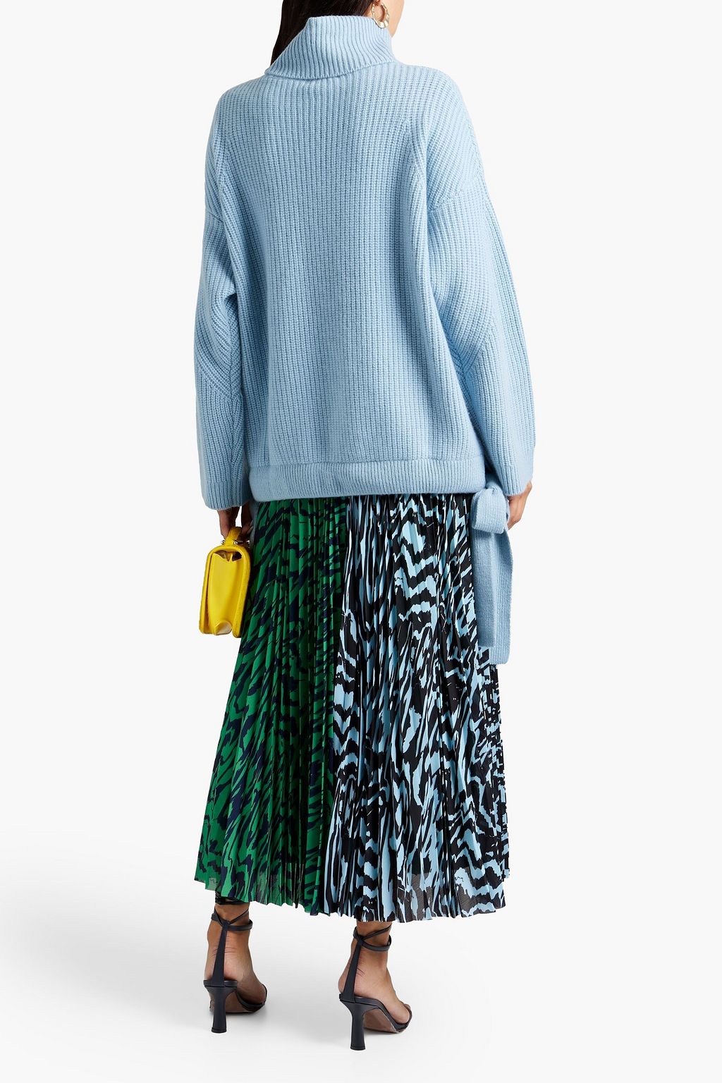 JASON WU リブ編みカシミヤ タートルネックセーター