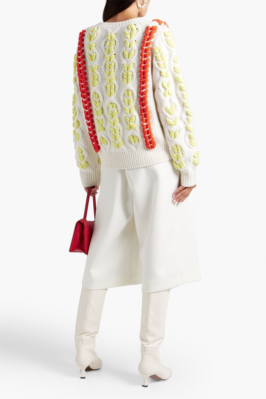 JASON WU Cable-knit wool sweater
