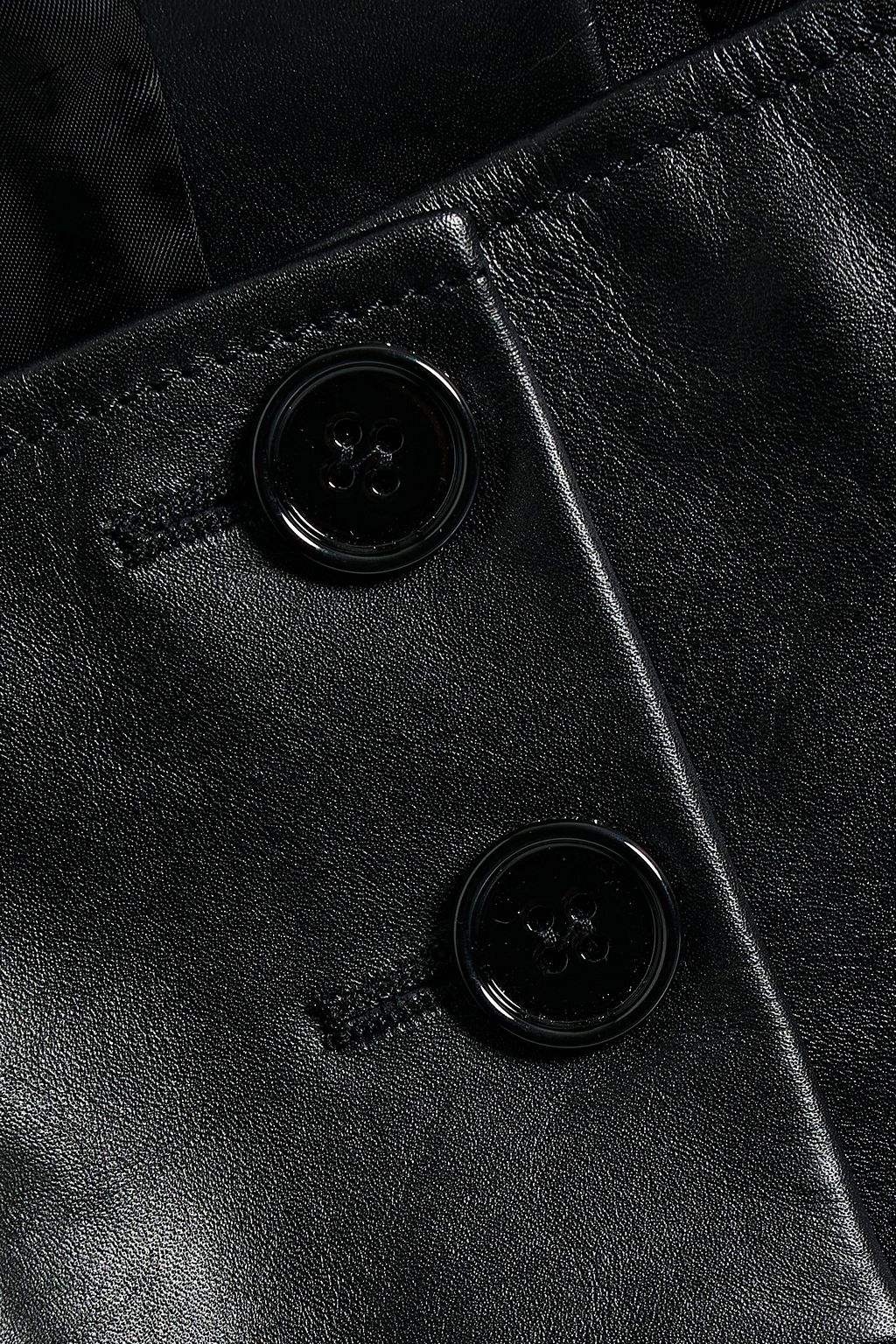 BURBERRY レザー スカート カットアウト