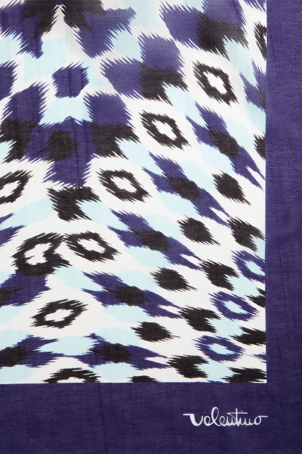 VALENTINO GARAVANI Printed cotton and silk-blend scarf