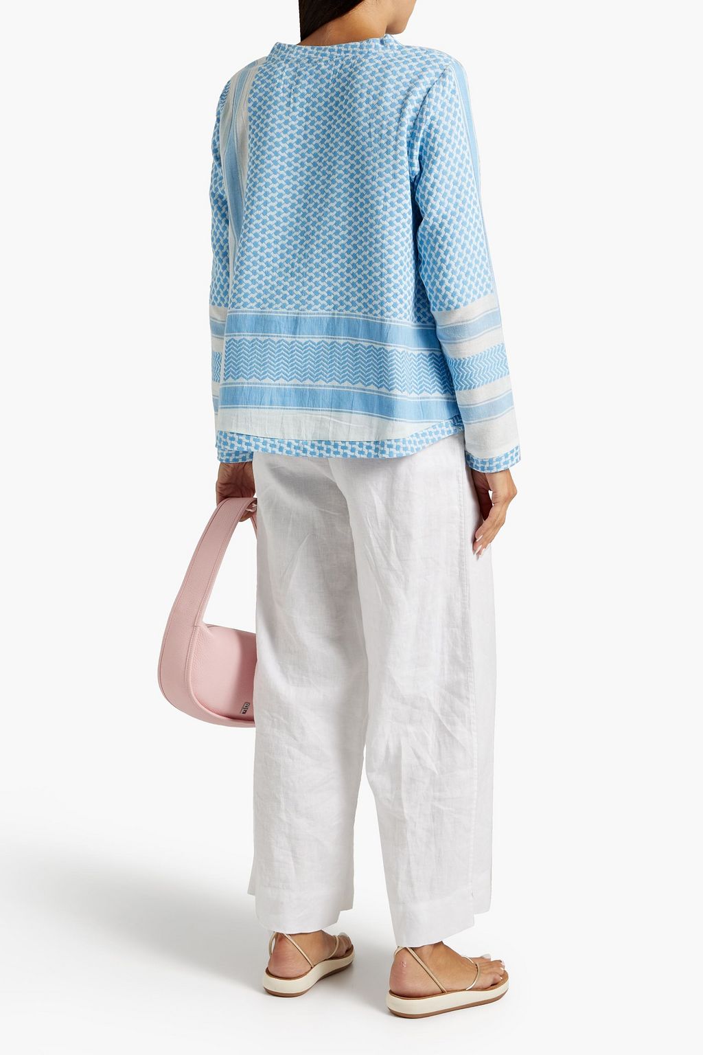 SUMMERY COPENHAGEN Cotton-jacquard top