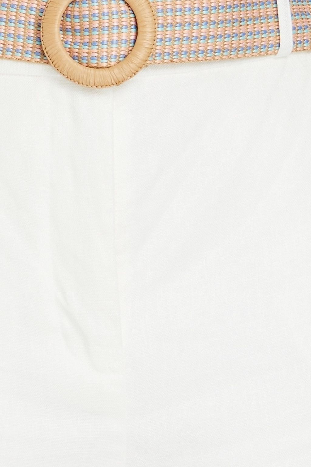 ZIMMERMANN Belted linen kick-flare pants