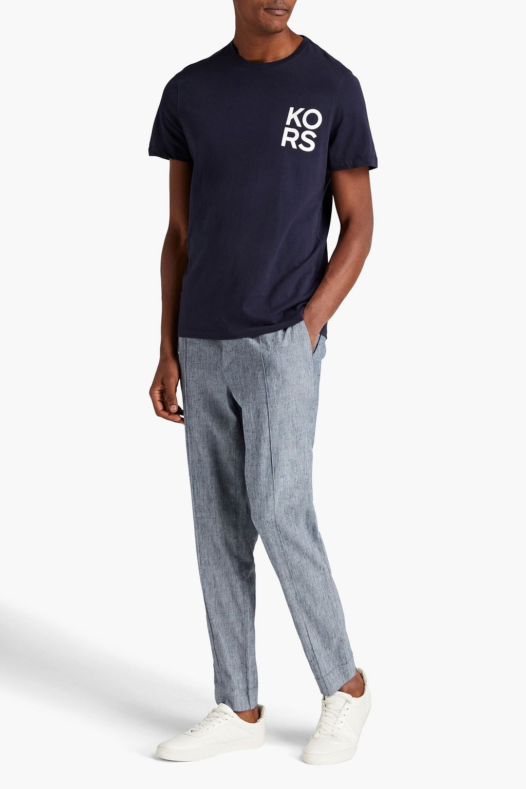 MICHAEL KORS Linen-blend pants