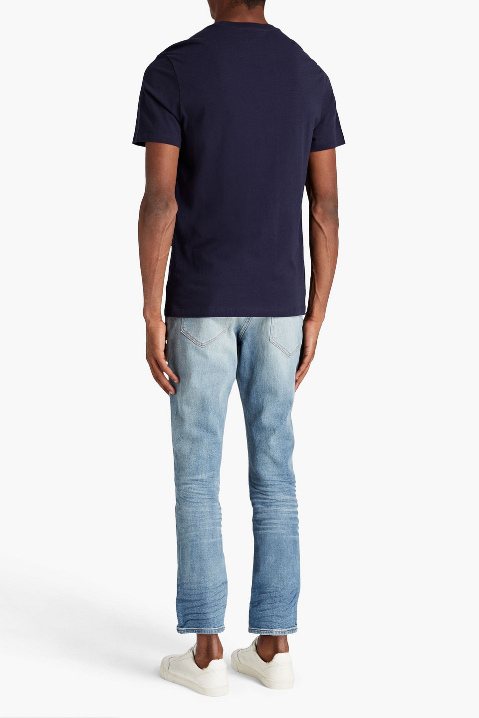  Michael Kors Collection - Skinny Jeans Aus Denim In Ausgewaschener Optik Mit Sitzfalten - Blau - 28w/ 30l 