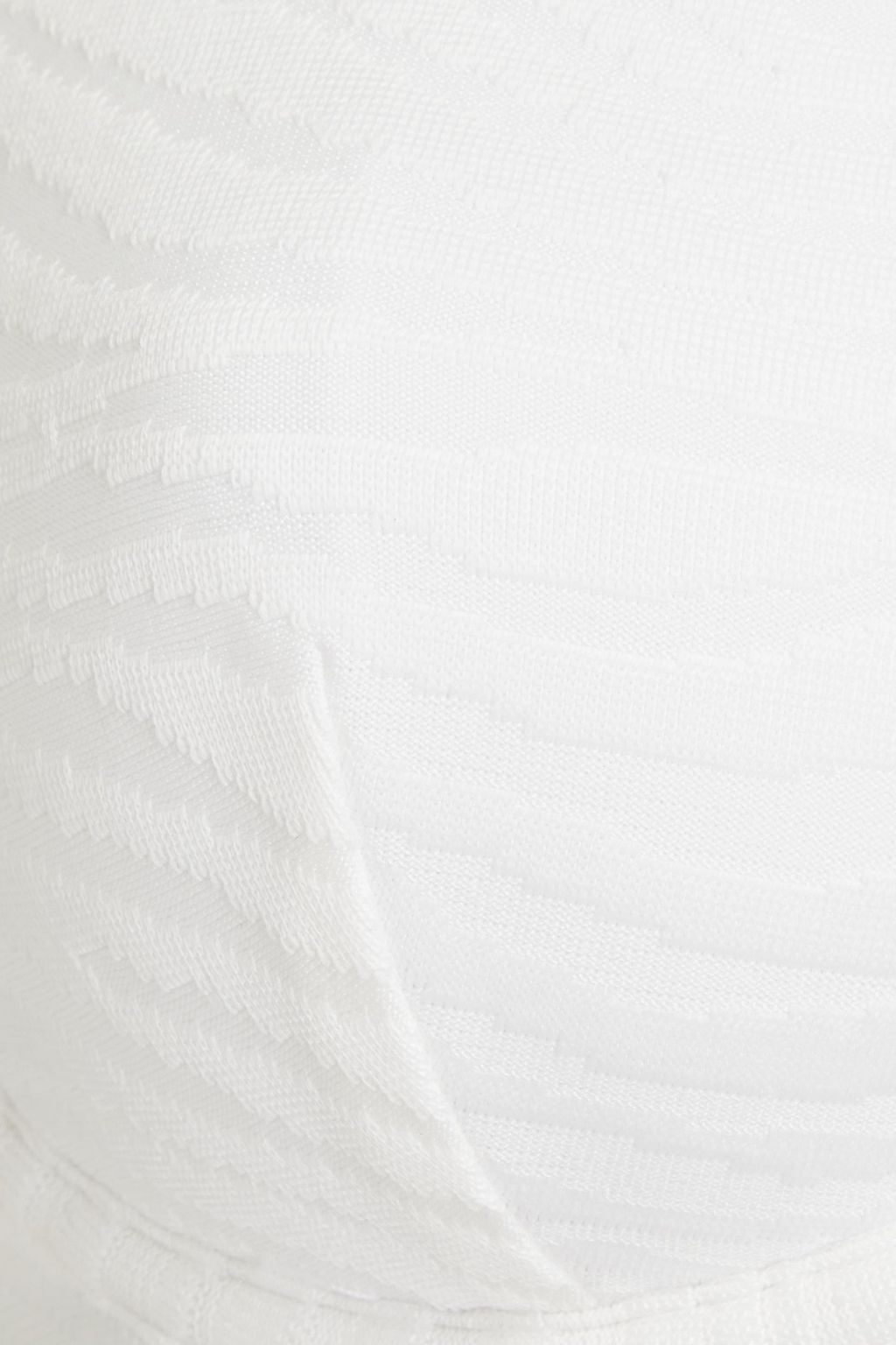 ONIA Dalia stretch-jacquard underwired bikini top