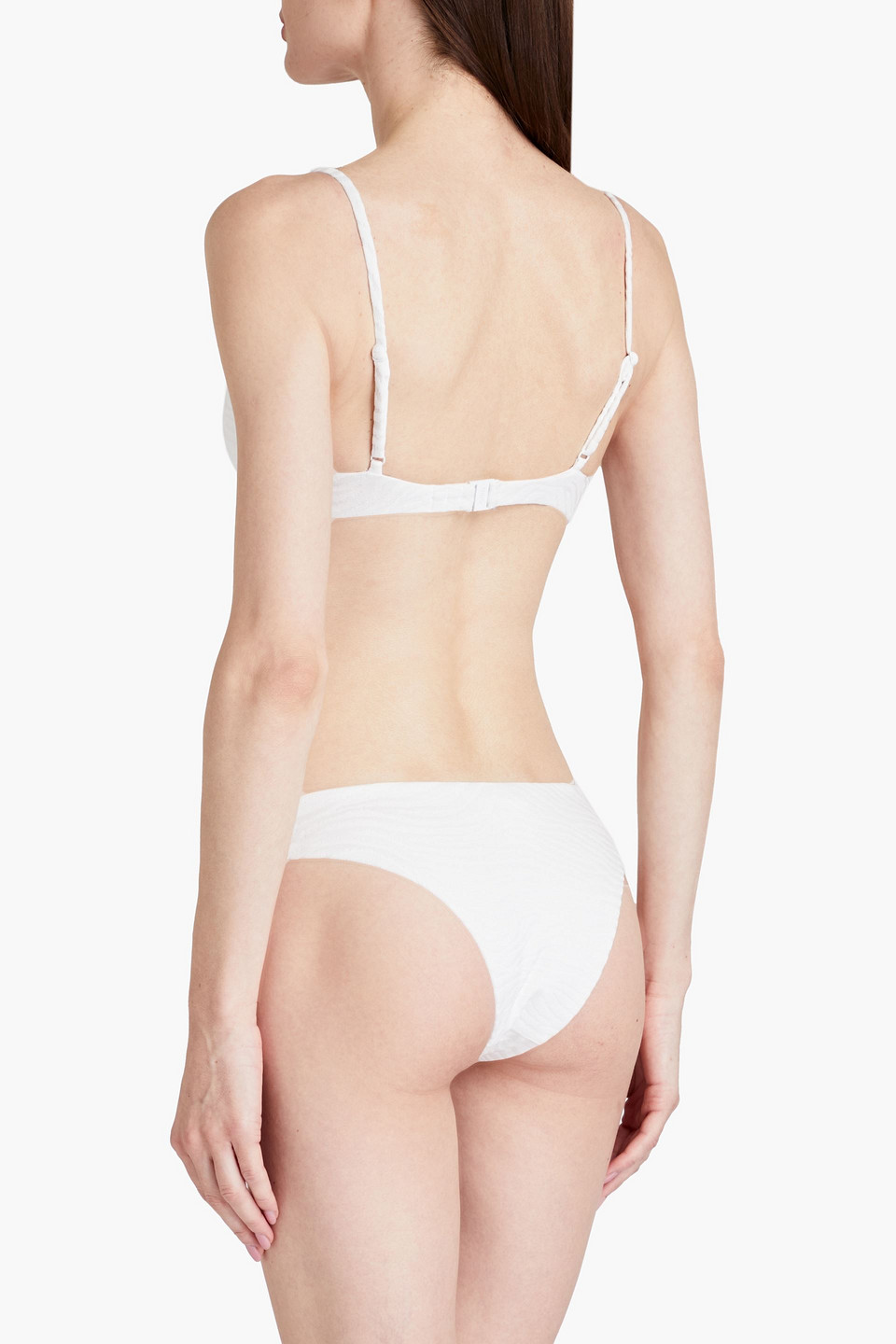  Onia - Chiara Stretch-jacquard Low-rise Bikini Briefs - Weiß - Xl 
