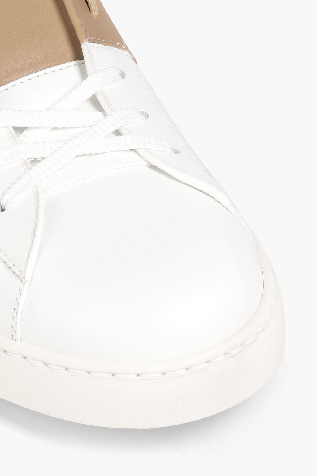 VALENTINO GARAVANI Untitled two-tone leather sneakers