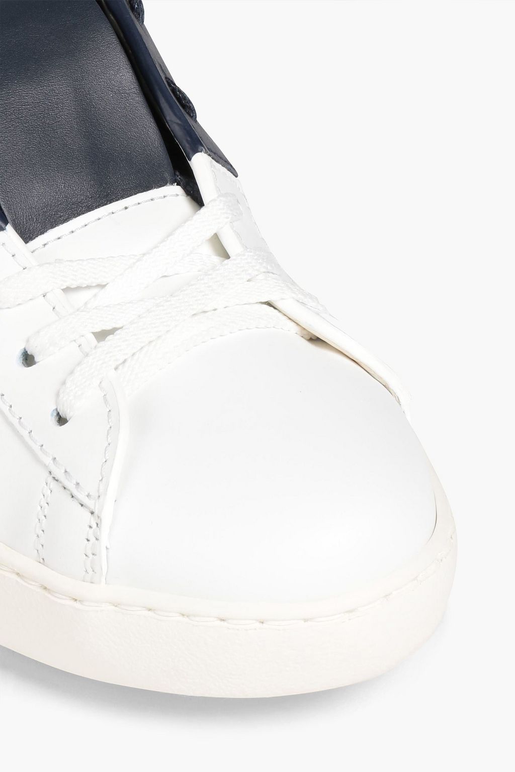 VALENTINO GARAVANI Untitled two-tone leather sneakers