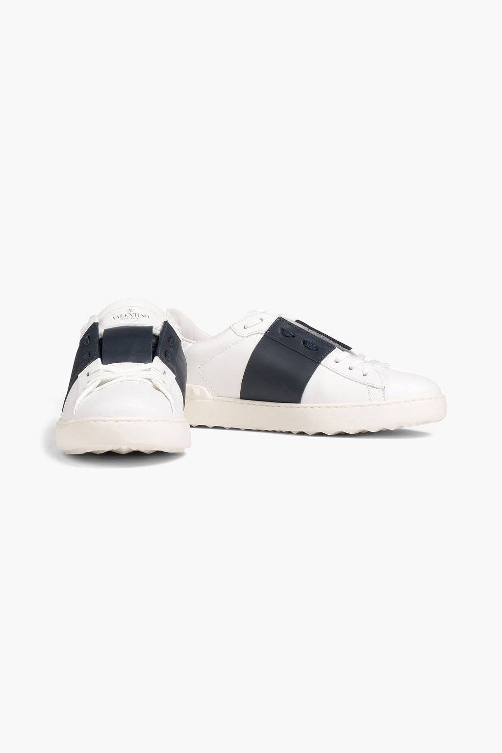 VALENTINO GARAVANI Untitled two-tone leather sneakers