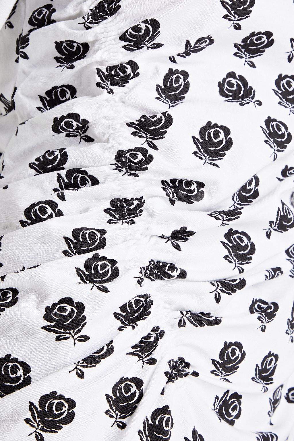 KENZO Asymmetric printed cotton-jersey T-shirt