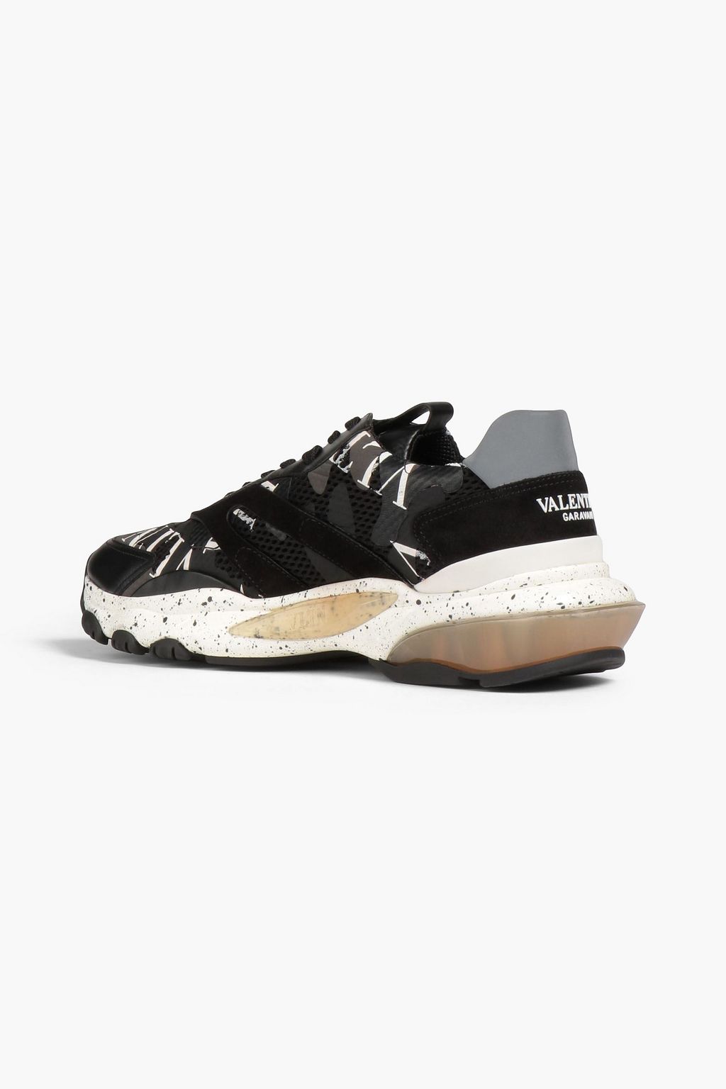 VALENTINO GARAVANI Printed coated mesh sneakers
